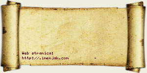 Hana Mumalo vizit kartica